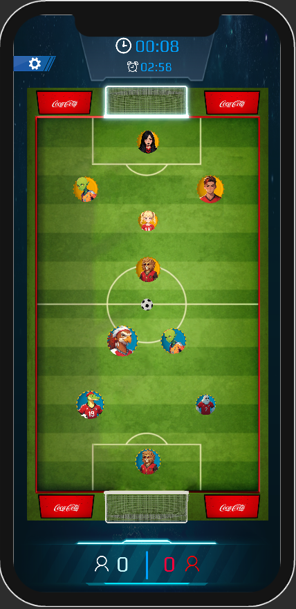 Touch Soccer Game